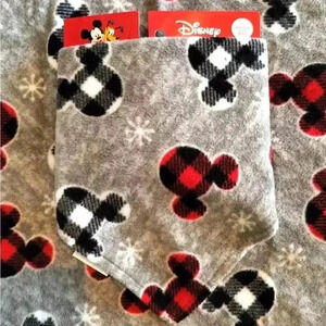 2/$25 BNWT Disney Mickey Mouse Ears  Print Bandana Super Soft Fleece Dog Cat